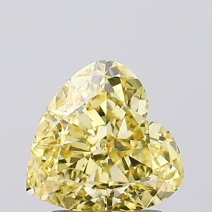 1.78 carat,  colour, VS1 clarity, Heart shape, Lab Grown Diamond.