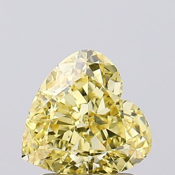 1.78 carat,  colour, VS1 clarity, Heart shape, Lab Grown Diamond.