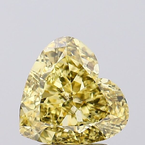 2.63 carat,  colour, SI1 clarity, Heart shape, Lab Grown Diamond.