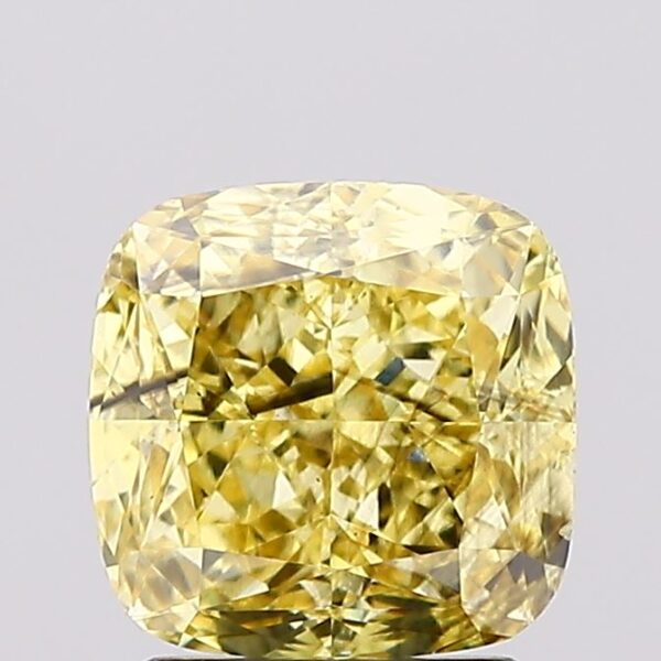 2.22 carat,  colour, SI1 clarity, Cushion shape, Lab Grown Diamond.