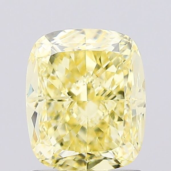 1.52 carat,  colour, SI1 clarity, Cushion shape, Lab Grown Diamond.