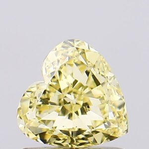 1.03 carat,  colour, SI1 clarity, Heart shape, Lab Grown Diamond.