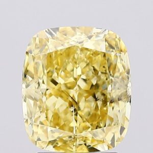 3.09 carat,  colour, SI2 clarity, Cushion shape, Lab Grown Diamond.