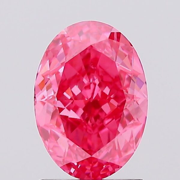 1.68 carat,  colour, VS1 clarity, Oval shape, Lab Grown Diamond.