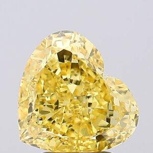 3.53 carat,  colour, VS2 clarity, Heart shape, Lab Grown Diamond.