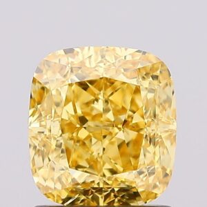 1.34 carat,  colour, VS2 clarity, Cushion shape, Lab Grown Diamond.