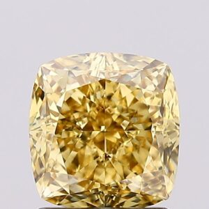 1.58 carat,  colour, VS2 clarity, Cushion shape, Lab Grown Diamond.