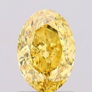 1 carat,  colour, SI1 clarity, Oval shape, Lab Grown Diamond.