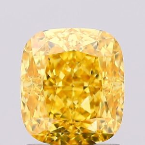 1.57 carat,  colour, VS1 clarity, Cushion shape, Lab Grown Diamond.