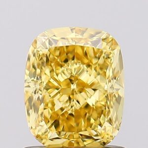 1.23 carat,  colour, VS2 clarity, Cushion shape, Lab Grown Diamond.