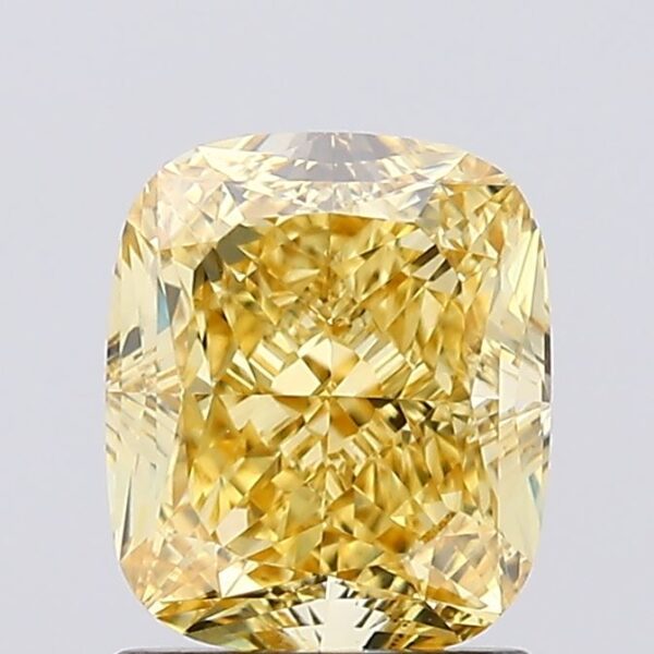 1.54 carat,  colour, VVS2 clarity, Cushion shape, Lab Grown Diamond.