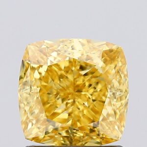 1.54 carat,  colour, VS1 clarity, Cushion shape, Lab Grown Diamond.