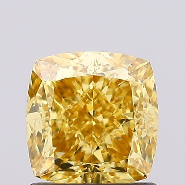 1.22 carat,  colour, VS1 clarity, Cushion shape, Lab Grown Diamond.