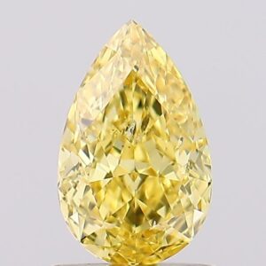 1 carat,  colour, SI1 clarity, Pear shape, Lab Grown Diamond.