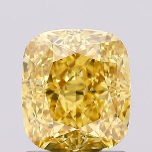 1.52 carat,  colour, VVS2 clarity, Cushion shape, Lab Grown Diamond.