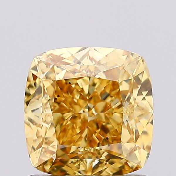 1.19 carat,  colour, VS1 clarity, Cushion shape, Lab Grown Diamond.