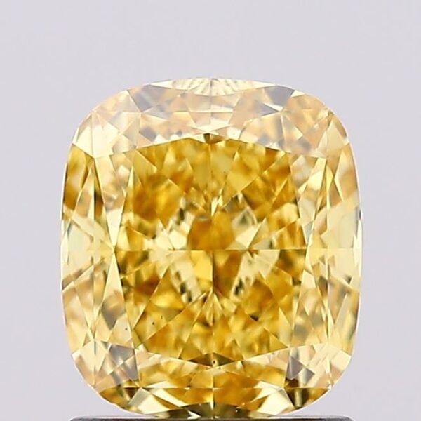1.39 carat,  colour, VS2 clarity, Cushion shape, Lab Grown Diamond.
