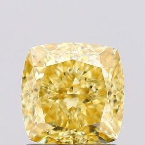 1.48 carat,  colour, VS1 clarity, Cushion shape, Lab Grown Diamond.