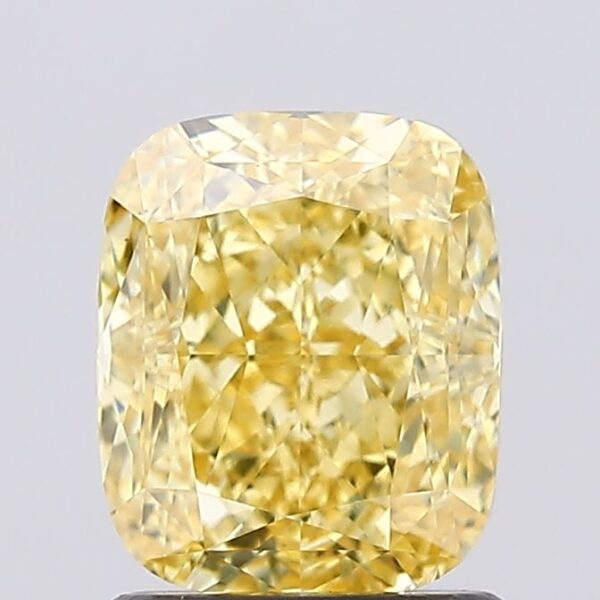 1.55 carat,  colour, VS2 clarity, Cushion shape, Lab Grown Diamond.