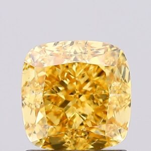 1.22 carat,  colour, SI1 clarity, Cushion shape, Lab Grown Diamond.