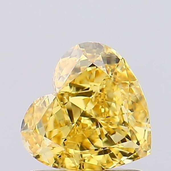 1.17 carat,  colour, VS2 clarity, Heart shape, Lab Grown Diamond.