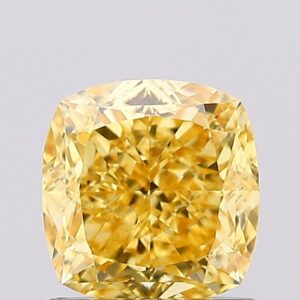 1.01 carat,  colour, VS2 clarity, Cushion shape, Lab Grown Diamond.