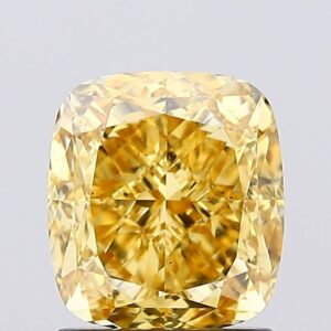 1.54 carat,  colour, VS1 clarity, Cushion shape, Lab Grown Diamond.