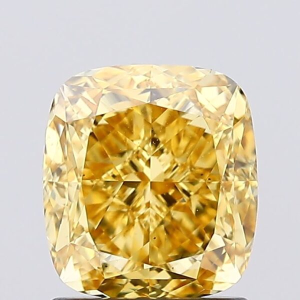 1.54 carat,  colour, VS1 clarity, Cushion shape, Lab Grown Diamond.