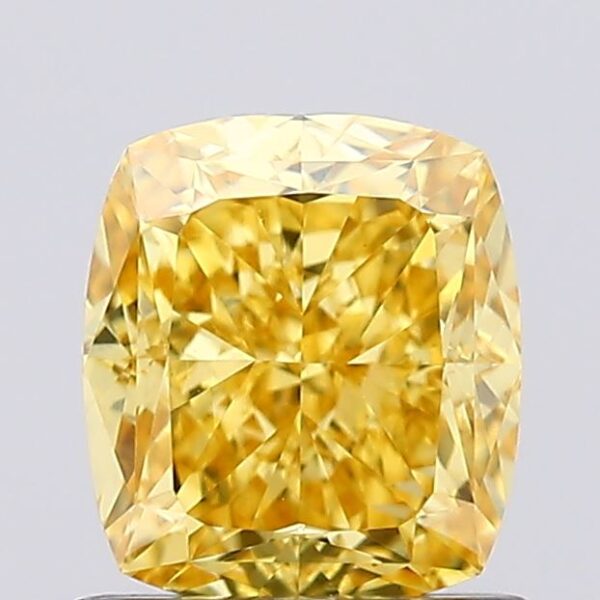 1.05 carat,  colour, VS1 clarity, Cushion shape, Lab Grown Diamond.