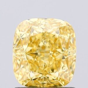 1.23 carat,  colour, VS1 clarity, Cushion shape, Lab Grown Diamond.