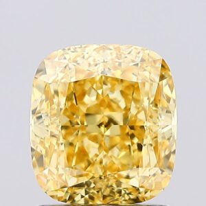 1.52 carat,  colour, VS1 clarity, Cushion shape, Lab Grown Diamond.