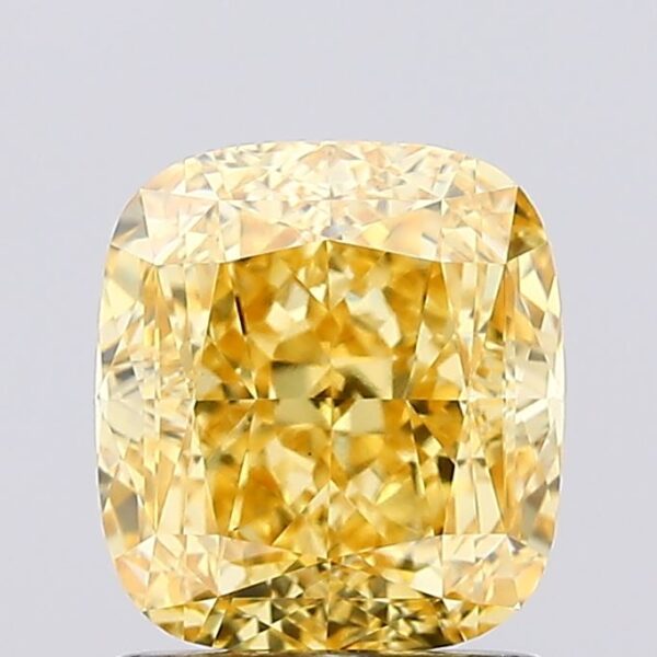 1.52 carat,  colour, VS1 clarity, Cushion shape, Lab Grown Diamond.