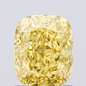 1.18 carat,  colour, VVS2 clarity, Cushion shape, Lab Grown Diamond.