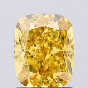 1.5 carat,  colour, VS1 clarity, Cushion shape, Lab Grown Diamond.