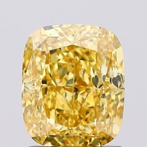1.51 carat,  colour, SI2 clarity, Cushion shape, Lab Grown Diamond.
