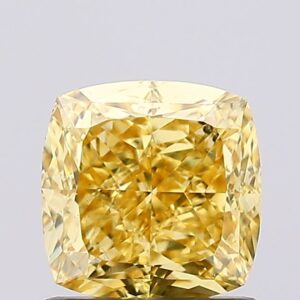 1.11 carat,  colour, VS2 clarity, Cushion shape, Lab Grown Diamond.