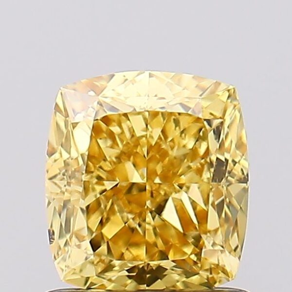 1.18 carat,  colour, VS2 clarity, Cushion shape, Lab Grown Diamond.