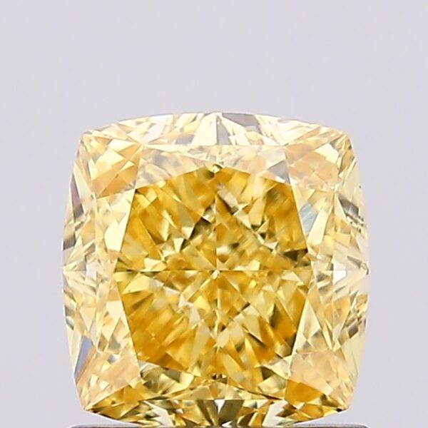 1.15 carat,  colour, VVS2 clarity, Cushion shape, Lab Grown Diamond.