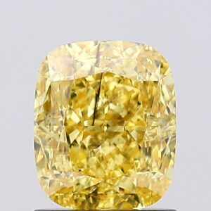 1.28 carat,  colour, SI1 clarity, Cushion shape, Lab Grown Diamond.