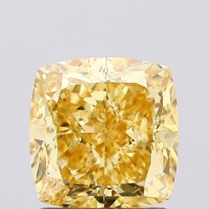 1.57 carat,  colour, VS1 clarity, Cushion shape, Lab Grown Diamond.