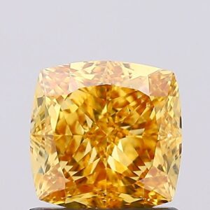1.03 carat,  colour, VS2 clarity, Cushion shape, Lab Grown Diamond.
