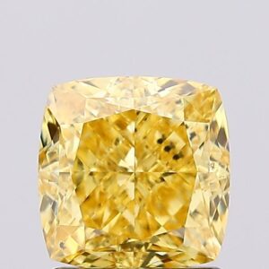 1.59 carat,  colour, VS2 clarity, Cushion shape, Lab Grown Diamond.