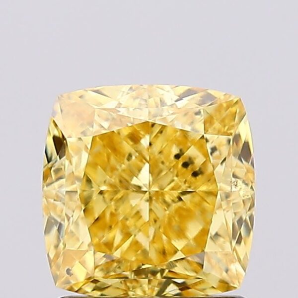 1.59 carat,  colour, VS2 clarity, Cushion shape, Lab Grown Diamond.