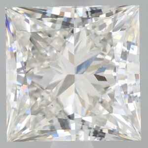 2.13 carat, G colour, VS2 clarity, Princess shape, Lab Grown Diamond.