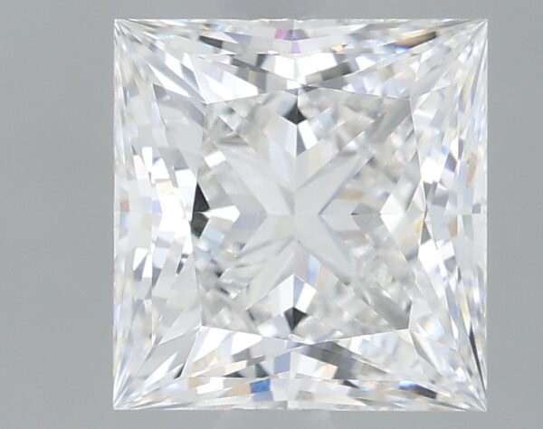 1.64 carat, E colour, VVS2 clarity, Princess shape, Lab Grown Diamond.