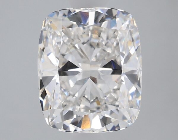 1.76 carat, G colour, VS1 clarity, Cushion shape, Lab Grown Diamond.