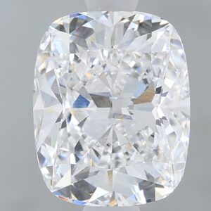 1.3 carat, D colour, VVS1 clarity, Cushion shape, Lab Grown Diamond.