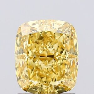 1.54 carat,  colour, VS1 clarity, Cushion shape, Lab Grown Diamond.