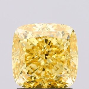 1.52 carat,  colour, VS2 clarity, Cushion shape, Lab Grown Diamond.