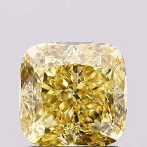 1.52 carat,  colour, SI1 clarity, Cushion shape, Lab Grown Diamond.